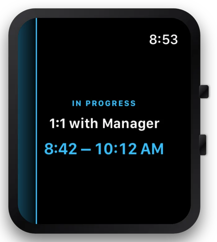 Apple Watch 上的 Ahem 应用、表盘复杂功能和智能叠放卡片